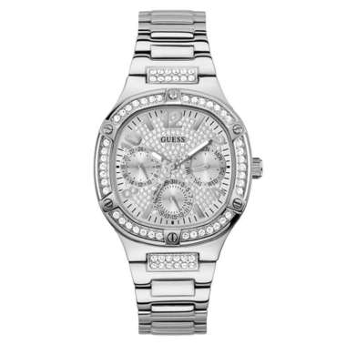 Jam Tangan Guess Duchess GW0558L1 Silver Dial Stainless Steel Strap