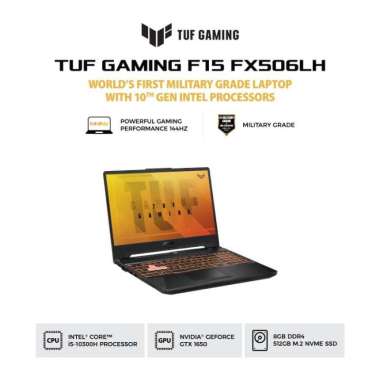 ASUS FX506LH INTEL CORE I5/8GB/512GB/VGA NVIDIA GTX1650/15,6"FHD 144HZ