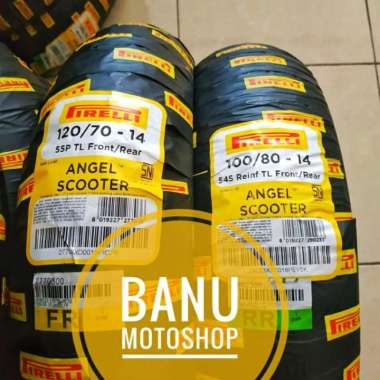 Paket Pirelli Angel Scooter uk 100/80-14 & 120/70-14