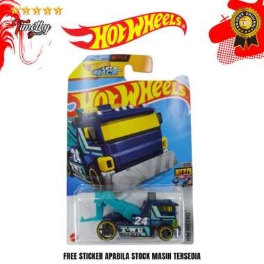Hot Wheels Heavy Hitcher Truck Towing HW Metro Navy Rally Angka 24