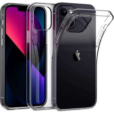 Slim TPU Case iPhone 13 Mini - Casing Clear Camera Protect Soft Cover Bening
