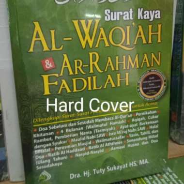 Buku Surat Al Waqiah & Ar-Rahman Fadilah Oleh Hj. Tuty Sukayat Multivariasi Multicolor