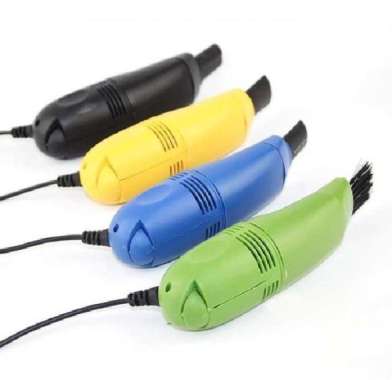 Mini USB Vacuum Cleaner Keyboard Pembersih Debu Mouse Laptop PC Gadget Hitam