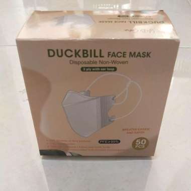 Duckbill Hijab Face Mask Disposable Non woven Kemasan 50 Pcs