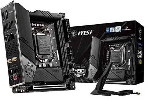 MSI MEG Z490I Unify Mini-ITX WIFI - MOTHERBOARD INTEL LGA1200 MINI-ITX