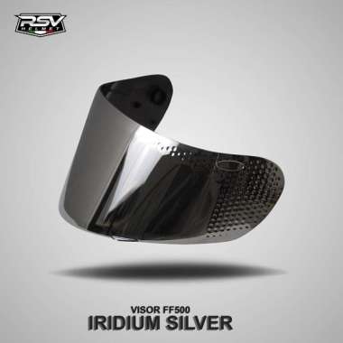 RSV HELMET - VISOR FF500 IRIDIUM SILVER