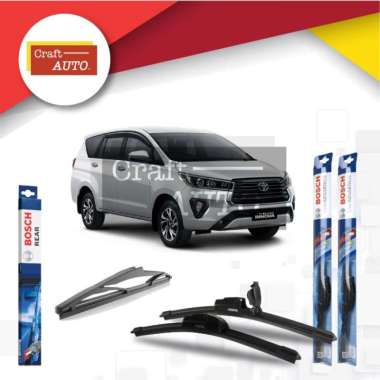 WIPER TOYOTA KIJANG INNOVA REBORN DEPAN BELAKANG FRAMELESS BOSCH
