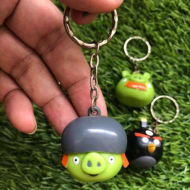 Gantungan Kunci Angry Birds Hijau