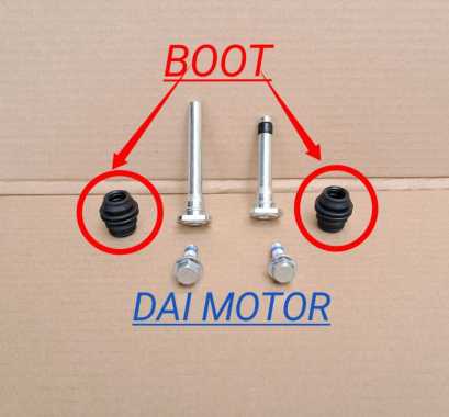 Pin Kaliper Rem depan Nissan Xtrail T32 Karet Boot