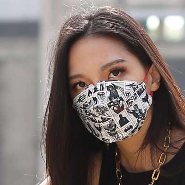 Masker MIU MASK Justice League KF94 Mask Dewasa (4Ply) ISI 25