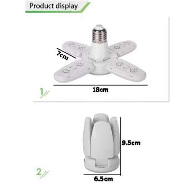 Lampu LED Lipat Model Kipas 3 Sayap 4 Sayap Lampu Football/Lampu LAMPU 4 SAYAP