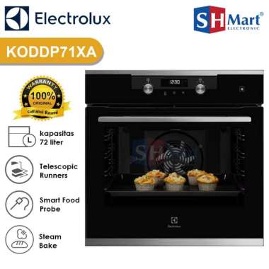 OVEN TANAM LISTRIK ELECTROLUX KAPASITAS 72 LITER KODDP71XA BUILT-IN OVEN GARANSI RESMI