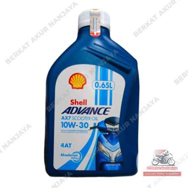 Oli Shell Advance AX7 Scooter 10W/30 0.65L Oli Genio Beat LED