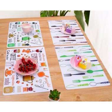 Tatakan Piring / Alas Piring Meja Makan PVC / Tatakan Piring PVC