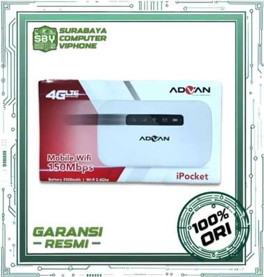 Mifi Advan ipocket Unlock all operator | Baterai 2500 mAh | 4G LTE | Garansi Resmi
