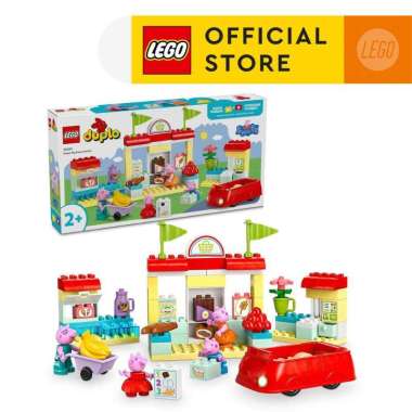 LEGO DUPLO 10434 Peppa Pig Supermarket (70 Pieces), Building Block, Toys, Mainan Block