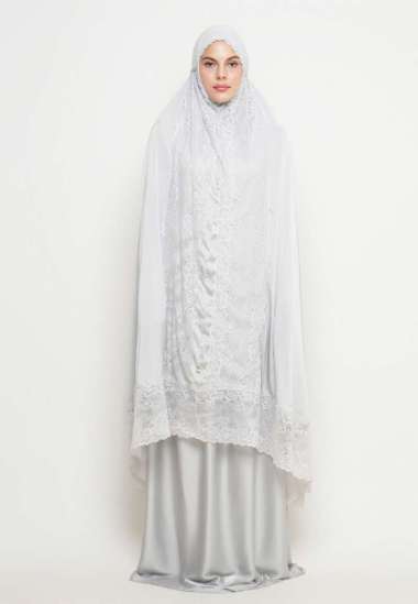 Signature Lace Prayer Set / Mukena Renda / Mukena Polos Renda Mint