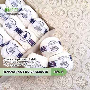 1 PCS BENANG RAJUT KATUN UNICORN / BENANG COTTON KATUN / BENANG RAJUT RENDA NO.02