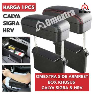 Calya Armrest Sigra Armrest Box HRV tatakan tangan mobil Calya Signa HRV Side Armrest Box Omextra Kh