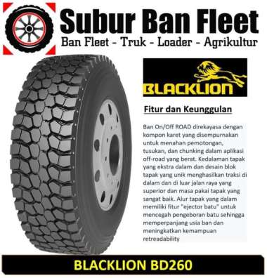 BLACKLION BD260 Ban Truk Bus 825-16 RADIAL FULL SET 8.25 R16 14PR