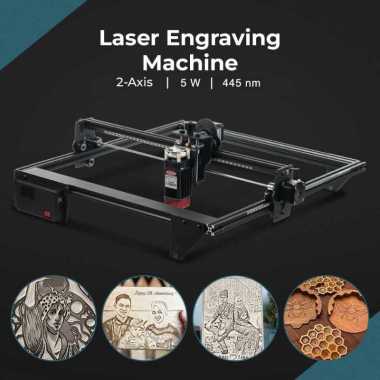 OUKEDA DIY Laser Engraving Machine CNC 2-Axis 445nm Kepala Laser 5W