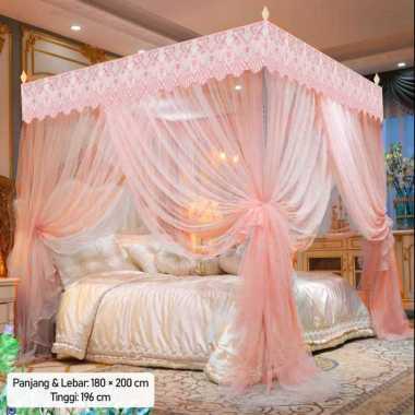 PoRoll Jaring Anti Nyamuk Kasur Tempat Tidur Net 180x200cm