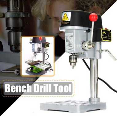SUROM Mesin Bor Duduk Mini Bench Drill Press 0.6-6.5mm 340W 16000RPM