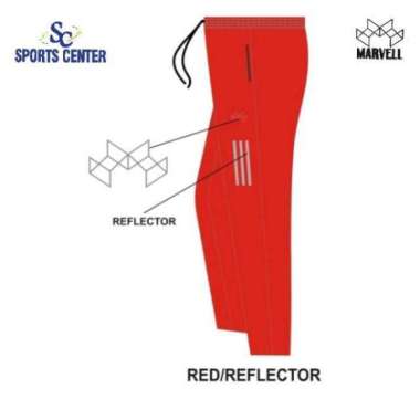 Celana Training Marvell Red Reflector XXL