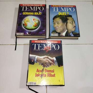 Bundel Majalah Tempo - Edisi Tahun 2001 - 2002 - 2004