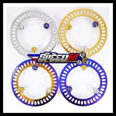 Piringan Sensor ABS Heng Yamaha Nmax Aerox Xmax Lexi Probolt Thailand Stainless King Nut Blue - piri