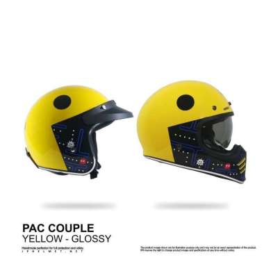 Helm Couple JP Retro New Bigie + Jp Retro Signature L PAC