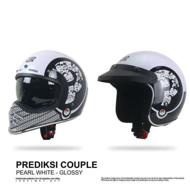 Helm Couple JP Retro New Bigie + Jp Retro Signature L Prediksi