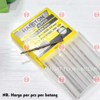 2mm MATA BOR HSS COBALT HSS-CO BESI STAINLESS STEEL 2 mm HASSTON