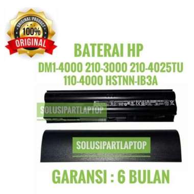 Baterai Ori Laptop HP MINI 200-4200, 110-4100, 210-3000, MT06