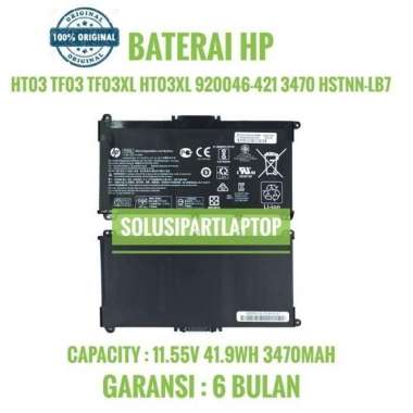 BATERAI HP HT03XL ORIGINAL HT03-TF03 ORI