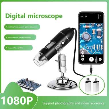 WSDCAM Digital Microscope Endoscope Camera Magnifier 1600X WS1600 Mikroskop Jangka Besar Matematika 