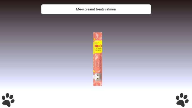 MeO Me-O Creamy Treats Snack Makanan Kucing 4 pcs salmon