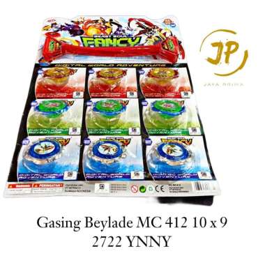 MAINAN ANAK GASING BEYBLADE MC.412 ISI 9X10