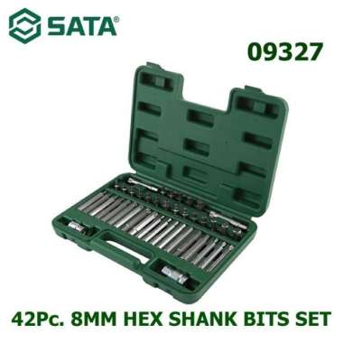 Mata Obeng Sata Tools 09327 ( 42 PCS. 8MM Hex Shank Bits Set )