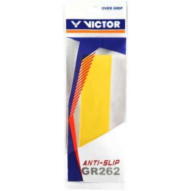New Grip / Overgrip Badminton Victor GR 262 / GR262 / GR-262 Yellow