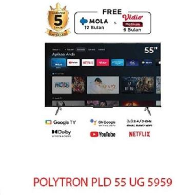 DIGITAL LED POLYTRON 4K UHD SMART TV 55 INCH PLD 55 UG 5959