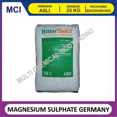 (KHUSUS GOSEND/INSTANT) GARAM INGGRIS / EPSOM SALT ex GERMANY - 1 BAG 25 KG