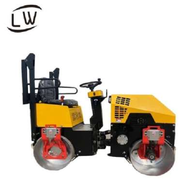 MESIN DRIVE BABY ROLLER DOUBLE DRUM MOBIL PEMADAT ASPAL DIESEL 3,4 TON