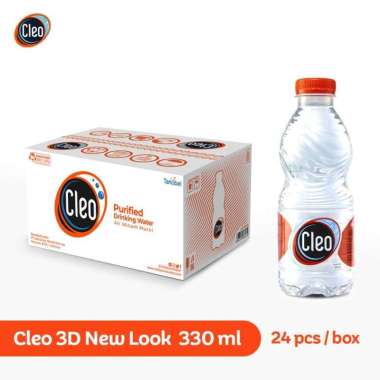 Cleo Air Mineral Botol 330ml dus isi 24pcs