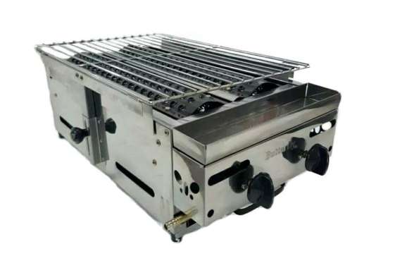 Panggangan Sate Barbeque Infrared Gas 2 Tungku