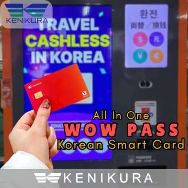 WOWPASS T Money Prepaid IC Card MRT South Korea Tmoney kartu mrt bus