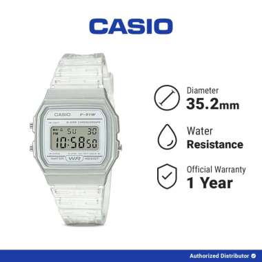 Casio Vintage F-91WS-7DF Jam Tangan Unisex Digital Original