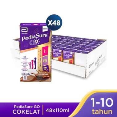 Pediasure Go Cokelat Formula UHT 48x110ml
