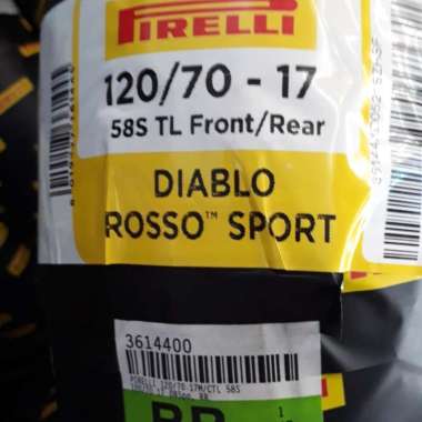 Ban pirelli 120/70-17 diablo rosso sport