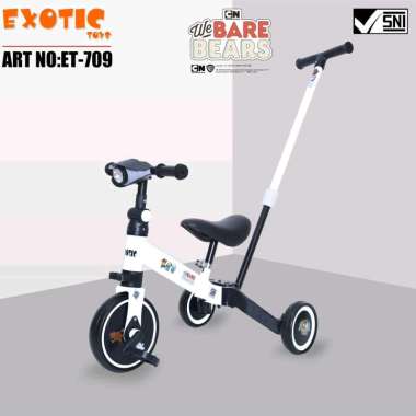 EXOTIC BALANCE BIKE ET 709 4IN1 SEPEDA KESEIMBANGAN ANAK SEPEDA RODA TIGA ANAK ADA DORONGAN HADIAH A